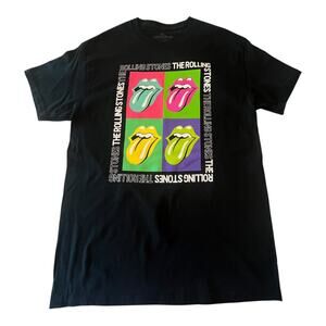 NEW ROLLING STONES Graphic T SHIRT Tongues Logo SM Men's Women's TEE 100% Cotton